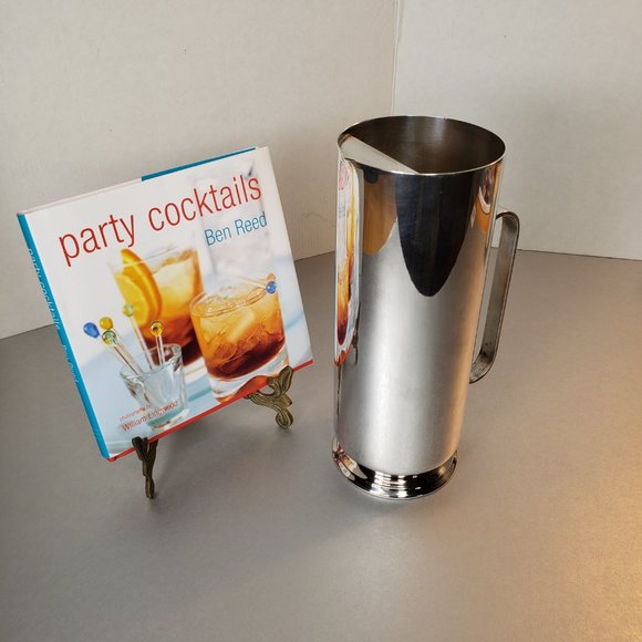 Vintage Oneida Silver Plate Cocktail Martini / Drink Pitcher - Picture 5 of 14